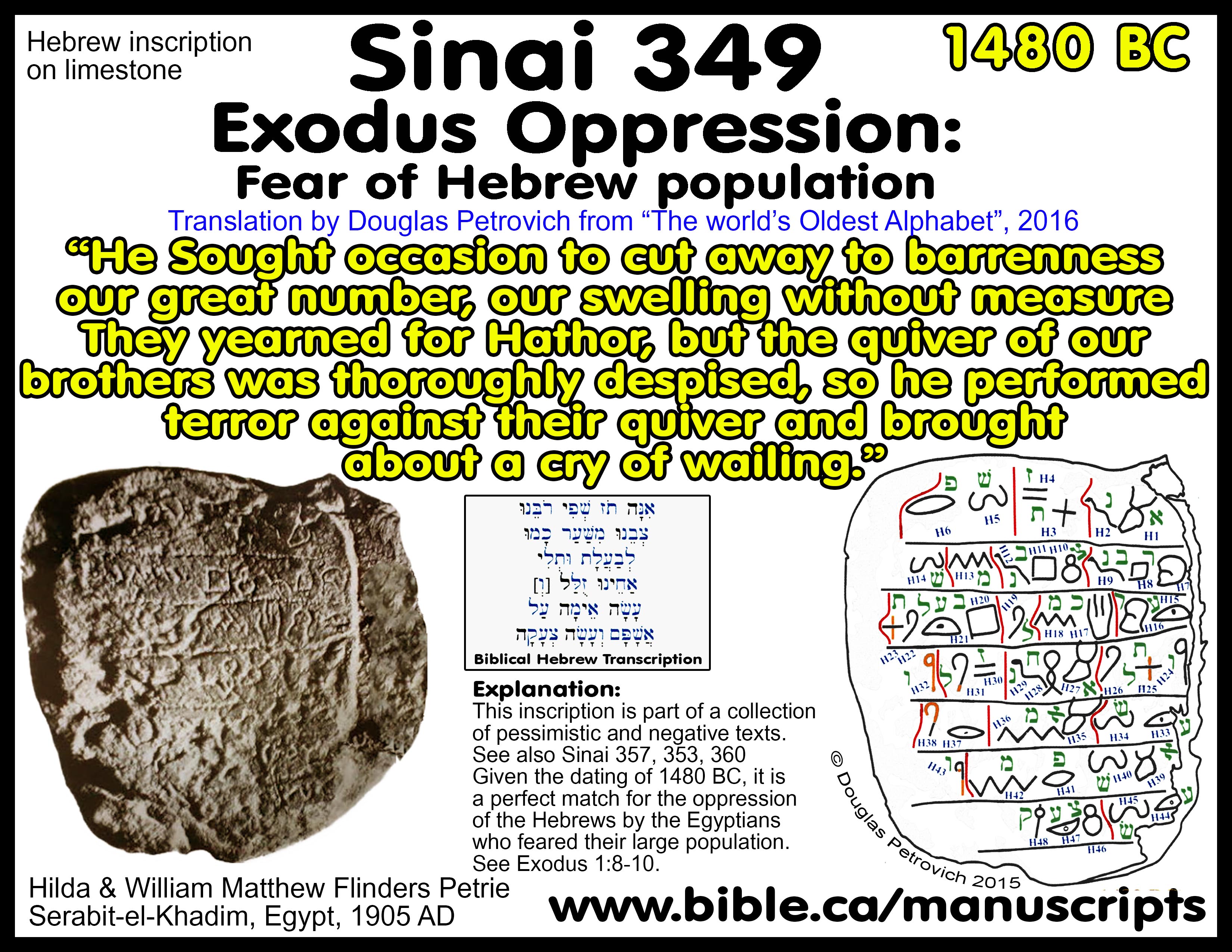 bible-inscriptions-archeology-Hebrew-Sinai-349-turquoise-mine-Serabit-el-Khadim-Exodus-oppression-Exodus1-8-Egyptians-feared-population-growth-multiplied-Douglas-Petrovich-1480bc.jpg