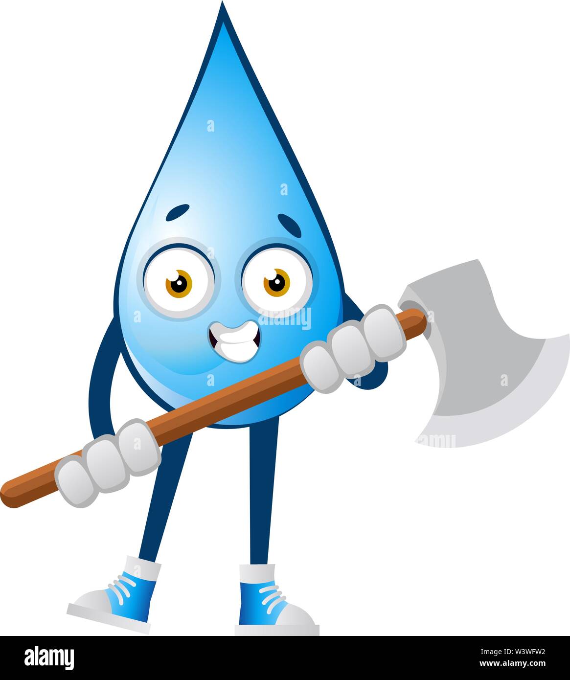 water-drop-with-big-axe-illustration-vector-on-white-background-W3WFW2.jpg